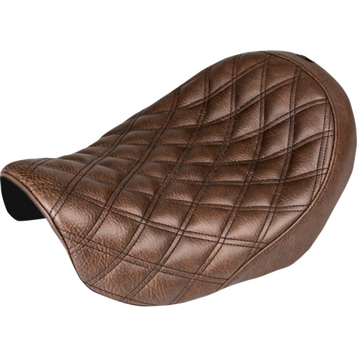 Saddlemen Renegade Solo Seat - Lattice Stitched - Brown - Dyna '04-'05 804-04-002Bls Saddlemen Renegade Solo Seat - Lattice Stitched - Brown - Dyna '04-'05 804-04-002Bls