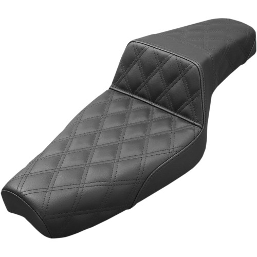Saddlemen Step-Up Seat - Full Lattice Stitch - Black - Xl 879-03-175 Saddlemen Step-Up Seat - Full Lattice Stitch - Black - Xl 879-03-175