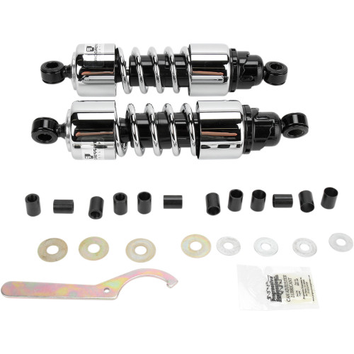 Progressive Suspension 412 Cruiser Series Shocks - Chrome - 11.5" - Standard 412-4254C