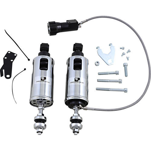 Progressive Suspension 422 Series Shocks With Rap - Chrome - Standard 422-4104C Progressive Suspension 422 Series Shocks With Rap - Chrome - Standard 422-4104C
