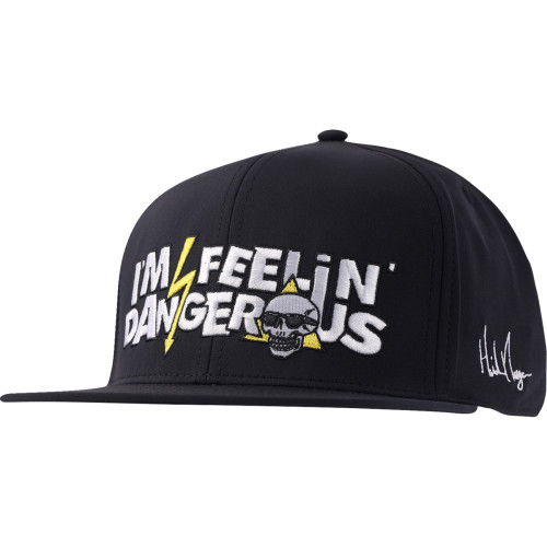 Deegan Apparel Dmahs3004Blyos Hat Shocking Black/Yellow Os