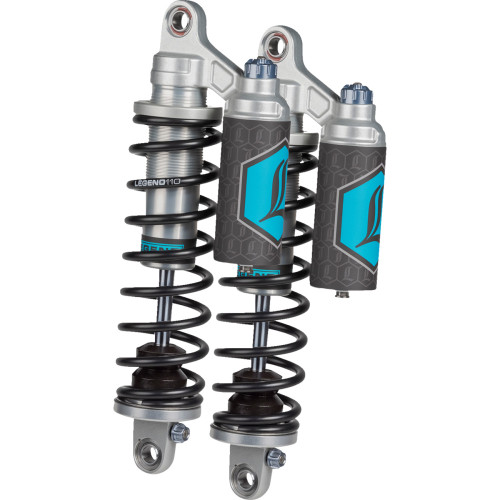Legend Suspension Revo Arc Piggyback Shocks - Heavy Duty - Clear - 13" - '99-'17 Dyna 1310-1939 Legend Suspension Revo Arc Piggyback Shocks - Heavy Duty - Clear - 13" - '99-'17 Dyna 1310-1939