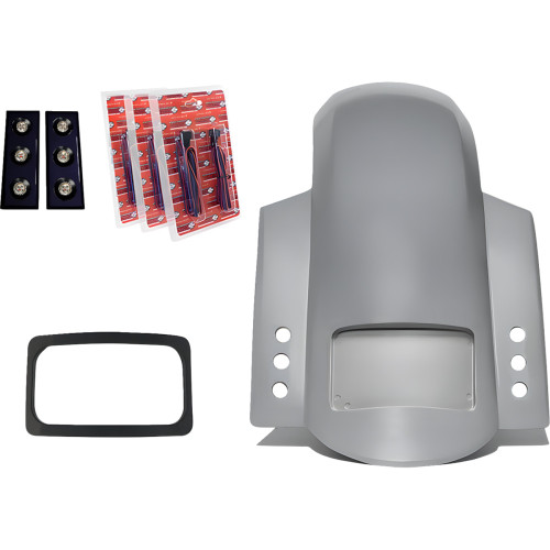 Short Rear Fender - Sport - With Black Plate Frame - Thunder-Pod Taillight Rf-Ssth P-R-B Short Rear Fender - Sport - With Black Plate Frame - Thunder-Pod Taillight Rf-Ssth P-R-B