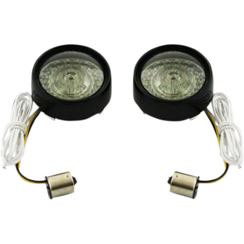 Custom Dynamics Bullet Turn Signal - 1156 - Gloss Black - Smoke Lens Pb-Bb-Aw-1156Bs