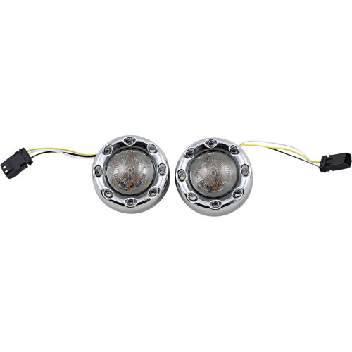 Custom Dynamics Bullet Turn Signal Jae - Chrome - Smoke Lens Pb-Br-Aw-Jae-Cs