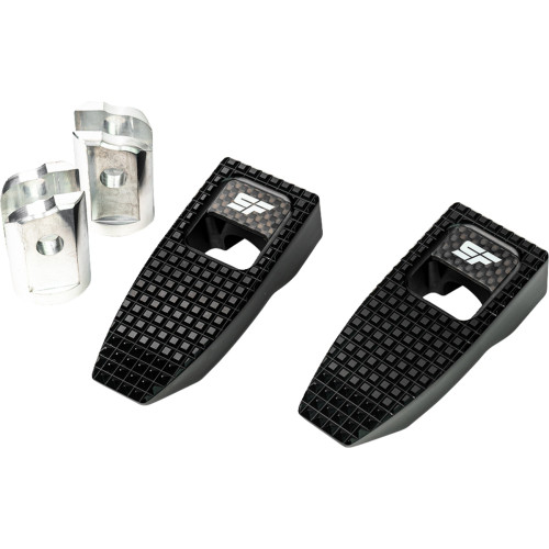 Slyfox Speed Pegs - Black Anodized - Front Sf-903-01-1