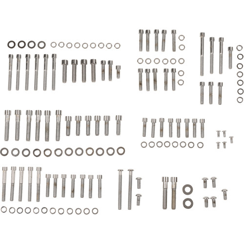 Drag Specialties Bolt Kit - Engine - Socket-Head - Smooth - Twin Cam Drag Specialties Bolt Kit - Engine - Socket-Head - Smooth - Twin Cam