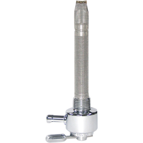 Pingel Round Fuel Valve - Chrome - 3/8" Npt 1211-Cr