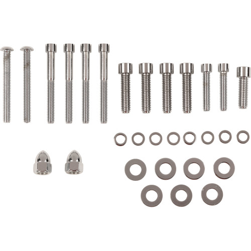 Drag Specialties Bolt Set - Transmission End - Smooth - Softail Drag Specialties Bolt Set - Transmission End - Smooth - Softail