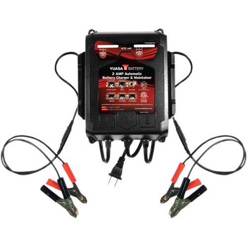 Yuasa Battery Charger - 2 A - 6/12 V Yua2Ampch Yuasa Battery Charger - 2 A - 6/12 V Yua2Ampch
