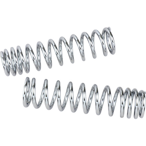 Progressive Suspension Shock Springs - 120-170 Lb/In - Chrome 03-1365C