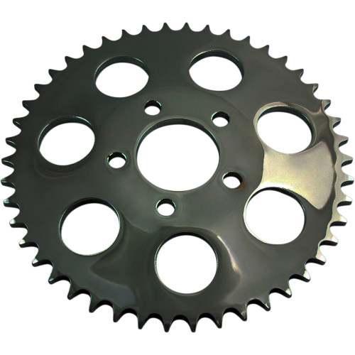 Drag Specialties Rear Sprocket - Dished - Gloss Black - 49 Tooth - Big Twin Drag Specialties Rear Sprocket - Dished - Gloss Black - 49 Tooth - Big Twin