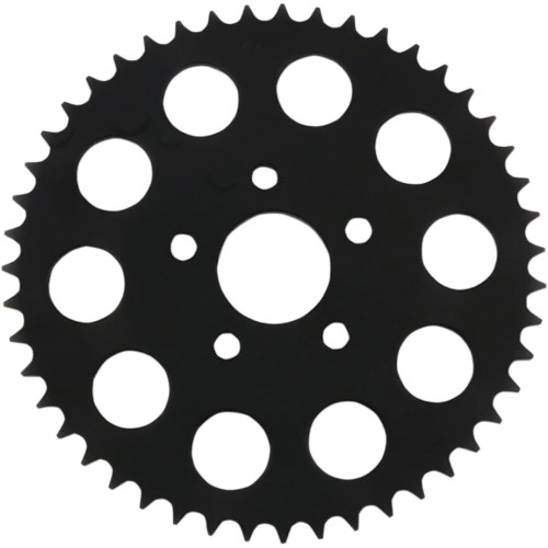 Drag Specialties Rear Sprocket - Black - Flat - 49 Tooth Drag Specialties Rear Sprocket - Black - Flat - 49 Tooth
