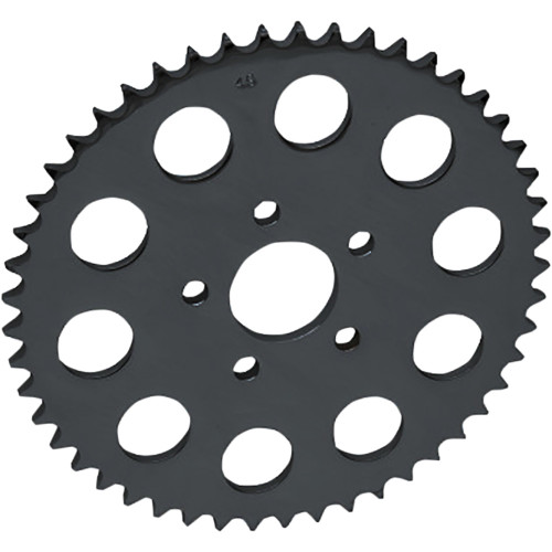 Drag Specialties Rear Sprocket - Black - Flat - 51 Tooth Drag Specialties Rear Sprocket - Black - Flat - 51 Tooth