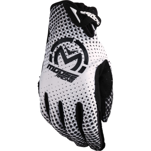 Sx1 Gloves - White/Black - Medium 3330-8043