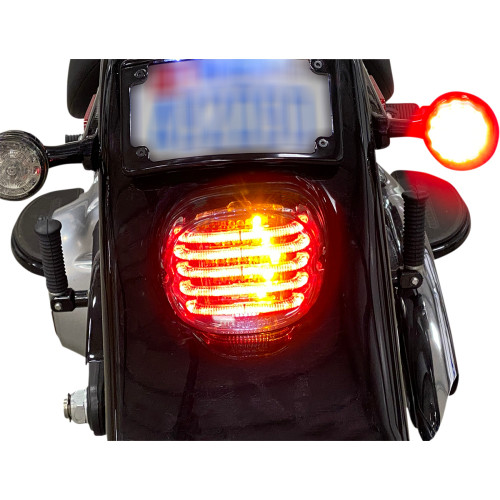 Custom Dynamics Taillight/Turn Signal - Bottom Window - Red Lens Pb-Tl-Int-Bw-R Custom Dynamics Taillight/Turn Signal - Bottom Window - Red Lens Pb-Tl-Int-Bw-R