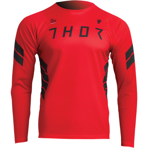 Thor Assist Sting Long-Sleeve Jersey - Red - Small