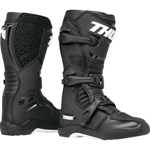 Thor Blitz Xr Boots - Black/White - Size 8 Thor Blitz Xr Boots - Black/White - Size 8