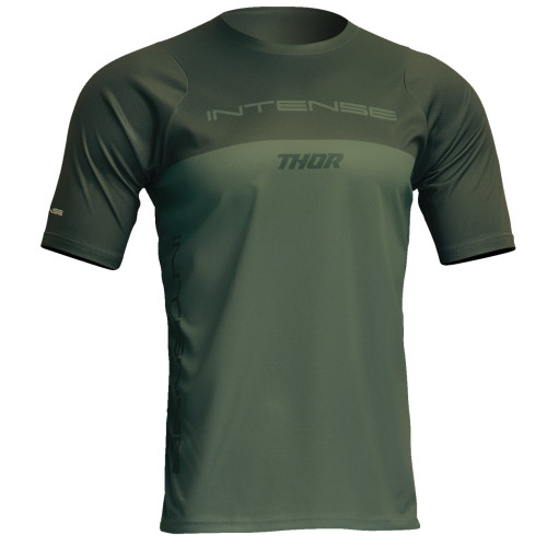 Thor Intense Assist Censis Short-Sleeve Jersey - Forest Green - 2Xl