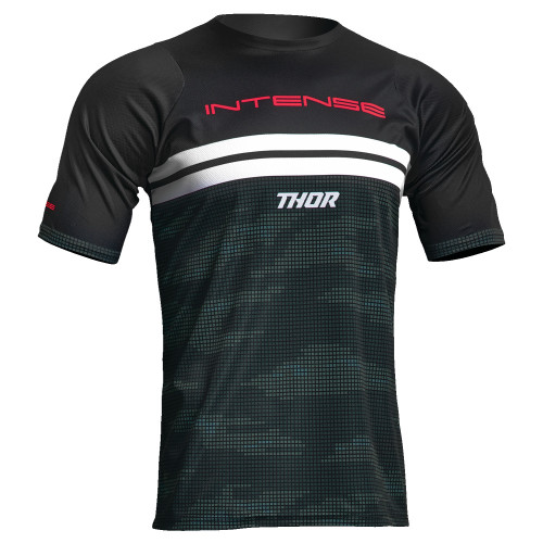 Thor Intense Assist Decoy Jersey - Short-Sleeve - Black/Camo - Medium