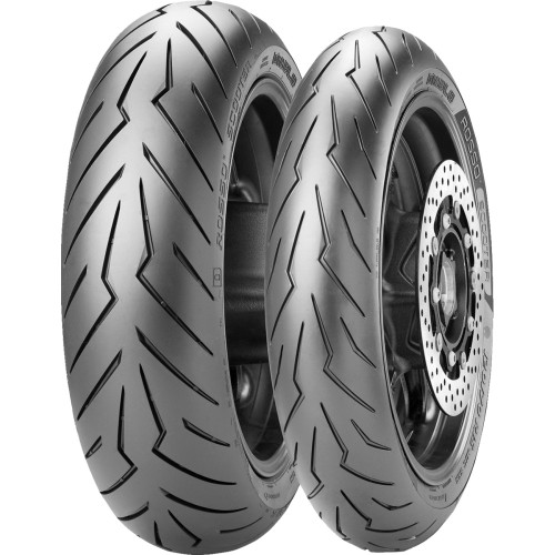 Pirelli Tire - Diablo Rosso Scooter - Rear - 130/70-12 - 62P 2925500 Pirelli Tire - Diablo Rosso Scooter - Rear - 130/70-12 - 62P 2925500