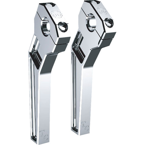 Todd'S Cycle Risers - Pullback - 1" Clamping - 8" Rise - Chrome Td-R12-08 Todd'S Cycle Risers - Pullback - 1" Clamping - 8" Rise - Chrome Td-R12-08