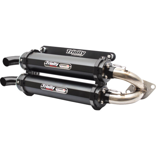 Trinity Racing Stage 5 Slip-On Muffler - Cerakote Black Tr-4118S-C2 Trinity Racing Stage 5 Slip-On Muffler - Cerakote Black Tr-4118S-C2