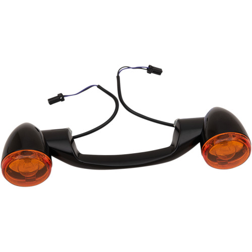 Drag Specialties Rear Turn Signal Kit - Harley Davidson - Black Drag Specialties Rear Turn Signal Kit - Harley Davidson - Black