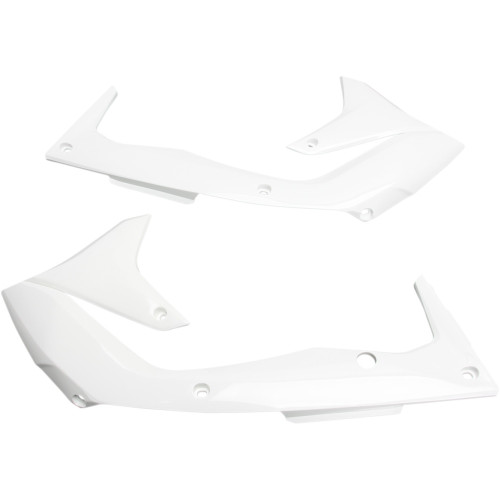Ufo Radiator Shrouds - White Ka04736-047