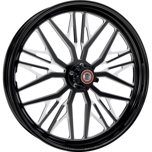 Wheel - Nivis - Front - Dual Disc/With Abs - Black/Contrast Cut Platinum - 21X3.5 1204-7106Rnvsajapbmp Wheel - Nivis - Front - Dual Disc/With Abs - Black/Contrast Cut Platinum - 21X3.5 1204-7106Rnvsajapbmp