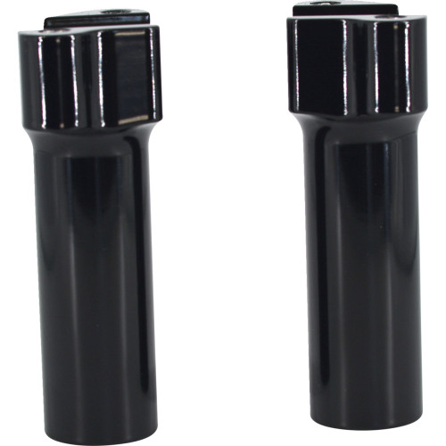 Wild 1 Chubby Billet Risers - 4-1/2" - Gloss Black Wo526Gb