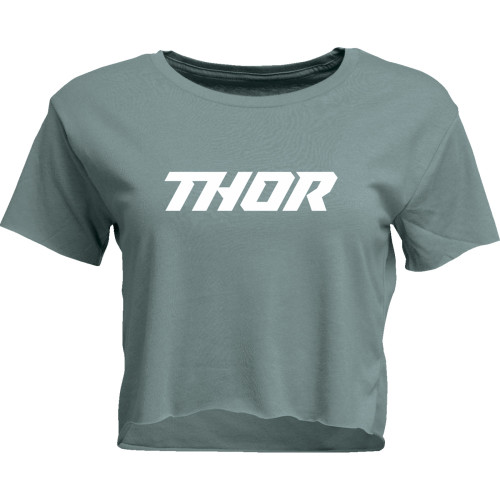 Women'S Corp Crop T-Shirt - Mineral - Large