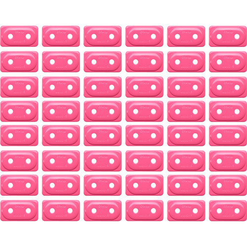 Woody'S Support Plates - Pink - Double - 48 Pack Adg-3820-48