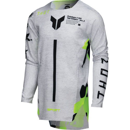 Youth Sportmode Riot Jersey - White/Acid - Xl