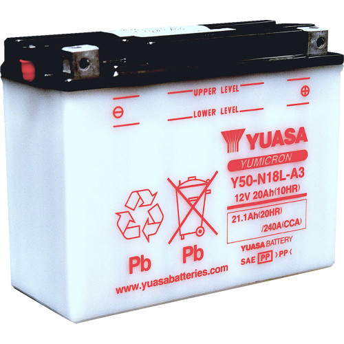 Yuasa Battery - Y50-N18L-A3 Yuam228A3Twn Yuasa Battery - Y50-N18L-A3 Yuam228A3Twn