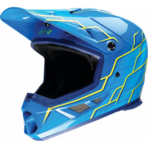 Z1R Rise 2.0 Helmet - Hyacinth - Teal/Yellow - Medium