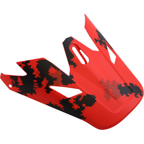 Z1R Rise Visor Kit - Digi Camo - Red