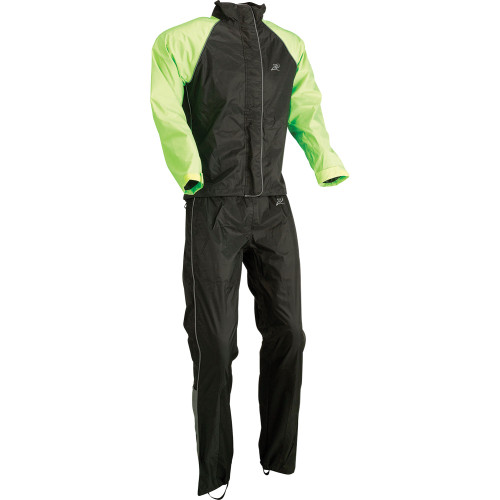Z1R Women'S 2-Piece Rainsuit - Black/Hi-Vis - Xl