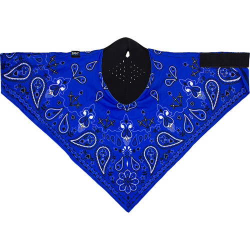 Zan Headgear Neodanna Sportflex Face Mask - Navy Paisley Neol111
