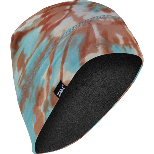 Zan Headgear Sportflex Fleece Beanie - Natural Tie Dye Whlf601
