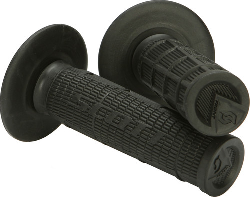 Scott Radial Half Waffle Grips Black 7/8" 233927-0001 Scott Radial Half Waffle Grips Black 7/8" 233927-0001