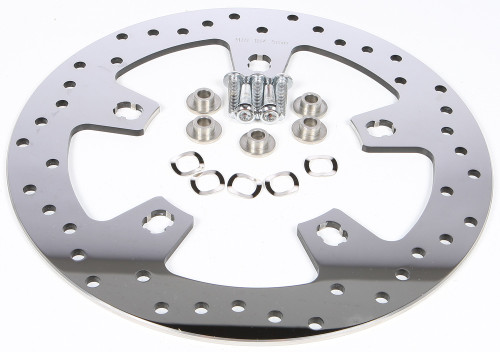 Harddrive 144154 Perimeter Brake Rotor Front 11 Ss Polished