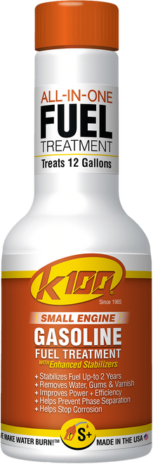 K100 K1008S Gas Treatment Small Engine 8 Oz (12/Case Sold Ea)