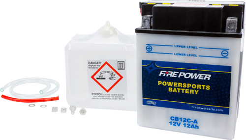 Fire Power Battery W/Acid Cb12C-A 12V Heavy Duty Cb12C-A