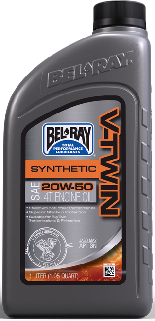 Bel-Ray V-Twin Synthetic Oil 20W50 1L 303133150160
