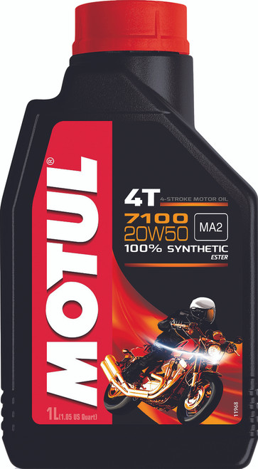 Motul 7100 Synthetic Oil 20W50 1L 104103 Motul 7100 Synthetic Oil 20W50 1L 104103