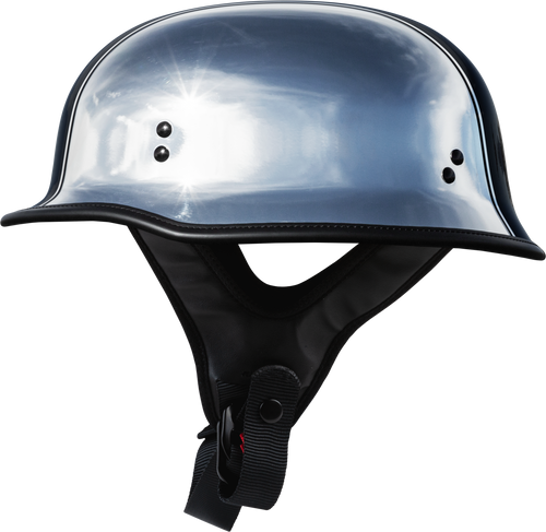 Highway 21 H77-1002X 9Mm German Beanie Helmet Chrome Xl
