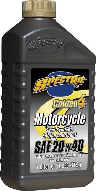 Spectro Golden M/C Semi- Syn Oil 4T 20W40 1L 310274 Spectro Golden M/C Semi- Syn Oil 4T 20W40 1L 310274