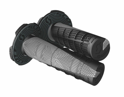 Scott 219627-1001 Deuce Mx Grips (Black/Grey)
