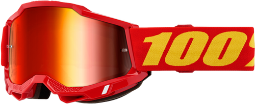 100% Accuri 2 Goggle Red Mirror Red Lens 50014-00042 100% Accuri 2 Goggle Red Mirror Red Lens 50014-00042